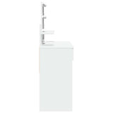 Dressing Table with LED White 100x40x130 cm 848199