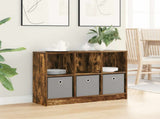 Sideboard with Drawer Smoked Oak 88.5 x 27.5 x 63.5 cm 8000512