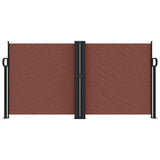 Retractable Side Awning Brown 120x600 cm 4004599