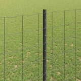 Fence and Post Grey 1.6 x 10 m Steel 3336093