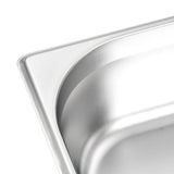Gastronorm Containers 8 pcs GN 1/3 100 mm Stainless Steel 50895