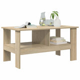 Coffee Table Sonoma Oak 90 x 50 x 45 cm Engineered Wood 8000254