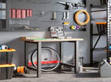 Workbench 100x60x83 cm Solid Wood Oak Rectangular 3309657
