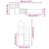 Outdoor Playset Solid Wood Douglas 3278963