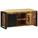 Bench Cabinet Multicolour 100 x 35 x 50 cm Solid Reclaim wood 4013618