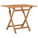 Outdoor Dining Set Teak Natural Fine Sanded Teak Hardwood Medium 3059976