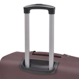 3 Piece Soft Case Trolley Set Coffee 91318