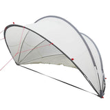 Pool Dome Folding Manual Grey and Orange 405 x 405 x 192 cm 42001108