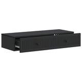 Wall-Mounted Side Table Wall-mounted Black 87.5 x 34.5 x 17 cm 897986