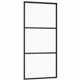 Sliding Door with Hardware Set 76x205 cm ESG Glass&Aluminium 3332803