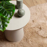 Shaggy Rug High Pile NAVARRA Beige 240x240 cm Polyester 4102885