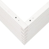Garden Planter White 80x80x45.5 cm Solid Wood Pine 847259