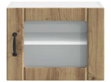Wall Glass Cabinet LUCCA 2 pcs Artisan Oak 40 x 31 x 40 cm 884853