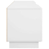 TV Stand 180 x 34.5 x 40 cm High Gloss White Engineered Wood 8011499