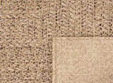 Rug ZIZUR Beige 240x240 cm Jute Look Indoor and Outdoor 4010399
