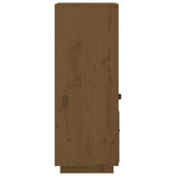 Highboard Honey Brown 34x40x108,5 cm Solid Wood Pine 820155
