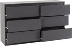 ZNTS Malvern 6 Drawer Chest 100-102-129