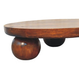 Chestnut Central Ball Table IN3573