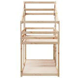 Bunk Bed without Mattress 90x200 cm Solid Wood Pine 3281970