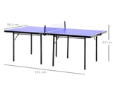 Folding 5ft Mini Compact Table Tennis Top Ping Pong Table Set Professional Net Games Sports Training T3398P548116