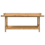 ZNTS Coffee Table 110x55x45 cm Bamboo 366474