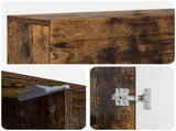 Fireplace Surround Smoked Oak 102 x 18 x 100.5 cm 8006611