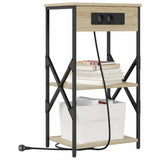 Bedside Cabinet Sonoma Oak 41 x 31 x 76 cm Engineered Wood 859527
