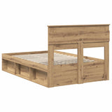 Bed Frame Artisian Oak 120 x 190 cm Solid Pine Wood 3409782