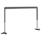 Free Standing Awning Grey 4 x 3 m Polyester 42033632