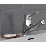 ZNTS SCHÜTTE Basin Mixer with Pull-Out Spray ATTICA Chrome 434557