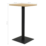Bistro Table Oak Colour 60x60x107 cm 321926