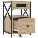 Bedside Cabinet Sonoma Oak 40 x 31 x 60 cm Engineered Wood 859492