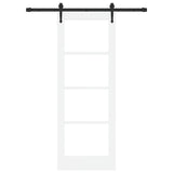 Sliding Door Manual ORKDAL White 73.5 x 198.5 cm Wood and metal 3332436