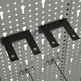 Wall-mounted Peg Boards 4 pcs 40x58 cm Steel 145352