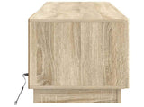 LED TV Cabinet Sonoma Oak Engineered Wood 897787