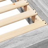 Bed Frame without Mattress Grey Sonoma 120x200 cm 3281201