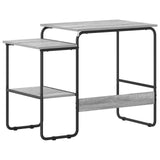 Desk with Storage Grey Sonoma 100 x 50 x 75 cm 8007993