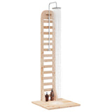 Outdoor Shower 223 cm Solid Pine Wood and Stainless Steel 886328
