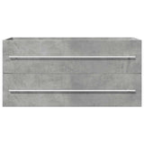 Sink Cabinet Concrete Grey 100x38.5x48 cm Engineered Wood 856233