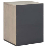 Wall Cabinet Wall-mounted Grey 38 x 33 x 48 cm Solid Mango Wood 4018792
