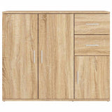 Sideboard Sonoma Oak 91x29.5x75 cm Engineered Wood 823272