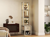 Bathroom Storage Cabinet-White 13939003