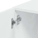 Slim Storage Cabinet White 30x42,5x225 cm Engineered Wood 3281266