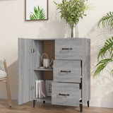 Sideboard Grey Sonoma 69,5x34x90 cm Engineered Wood 817355