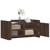 Coffee Table Brown oak 100x50x50 cm Engineered Wood 848366