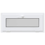 Basement Window RISOR 90x40 cm Tilt 3 Glazing White 4108379