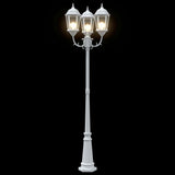 Garden Light White 61 x 53 x 235 cm Aluminium and Glass 42000334