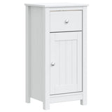 3 Piece Bathroom Furniture Set BERG White Solid Wood Pine 3206494