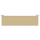2-Piece Bench Cushions SOEST 2 pcs 100% Polyester Beige 948991