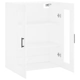 Wall Mounted Cabinet White 69.5x34x90 cm 828484